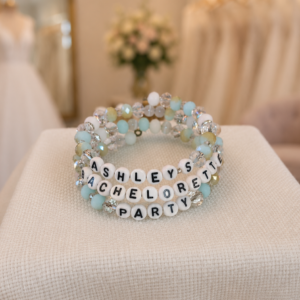 Personalize bachelorette party bracelet