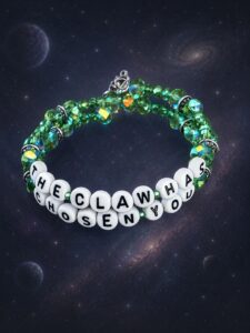 Toy Story inspired friendship bracelet with themed charms
